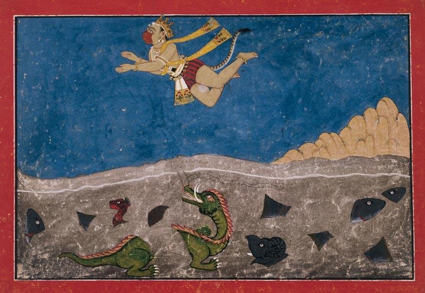 🕉️ The Ramayana – Part 12: Hanuman’s Great Leap | Crossing the Ocean to Lanka